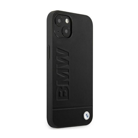 BMW Leather Hot Stamp - Etui iPhone 14 Plus (Czarny) BMW BMW Leather Hot Stamp - Etui iPhone 14 Plus (Czarny) BMW