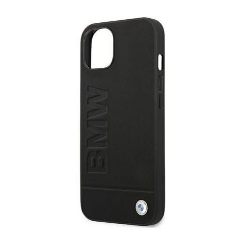 BMW Leather Hot Stamp - Etui iPhone 14 Plus (Czarny) BMW BMW Leather Hot Stamp - Etui iPhone 14 Plus (Czarny) BMW