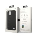 BMW Leather Hot Stamp - Etui iPhone 14 Plus (Czarny) BMW