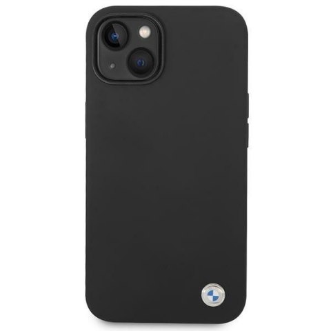 BMW Liquid Silicone Case Metal Logo - Etui iPhone 14 Plus (Czarny) BMW BMW Liquid Silicone Case Metal Logo - Etui iPhone 14 Plus (Czarny) BMW