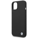 BMW Liquid Silicone Case Metal Logo - Etui iPhone 14 Plus (Czarny) BMW