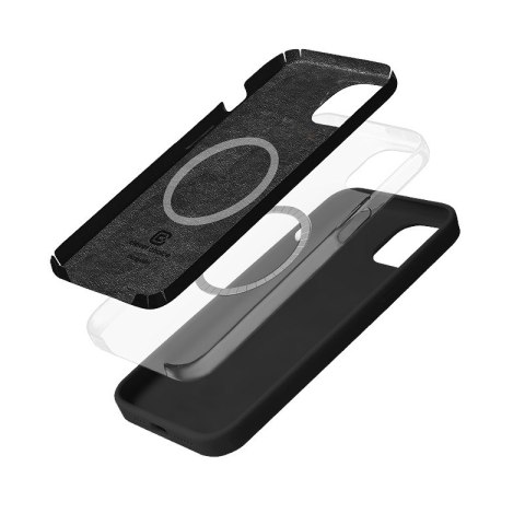 Crong Color Cover Magnetic - Etui iPhone 14 / iPhone 13 MagSafe (czarny) Crong Crong Color Cover Magnetic - Etui iPhone 14 / iPhone 13 MagSafe (czarny) Crong