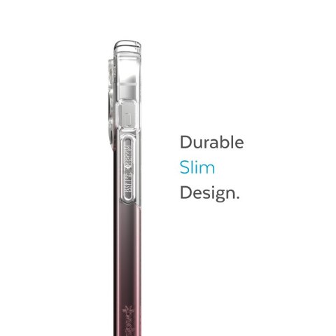 Speck Presidio Perfect-Clear + Ombre - Etui iPhone 14 Pro z powłoką MICROBAN (Clear / Vintage Rose Fade) Speck Speck Presidio Perfect-Clear + Ombre - Etui iPhone 14 Pro z powłoką MICROBAN (Clear / Vintage Rose Fade) Speck