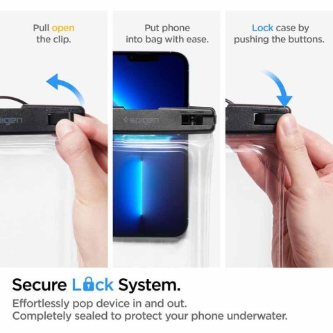 Spigen A610 Universal Waterproof Float Case - Etui do smartfonów do 6.9" (Przezoczysty) Spigen Spigen A610 Universal Waterproof Float Case - Etui do smartfonów do 6.9" (Przezoczysty) Spigen