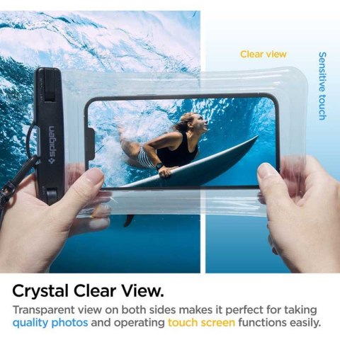 Spigen A610 Universal Waterproof Float Case - Etui do smartfonów do 6.9" (Przezoczysty) Spigen Spigen A610 Universal Waterproof Float Case - Etui do smartfonów do 6.9" (Przezoczysty) Spigen