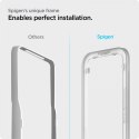 Spigen Alm Glass FC 2-Pack - Szkło hartowane do iPhone 16e / iPhone 14 / iPhone 13 / iPhone 13 Pro 2 szt (Czarna ramka) Spigen