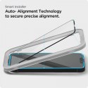 Spigen Alm Glass FC 2-Pack - Szkło hartowane do iPhone 16e / iPhone 14 / iPhone 13 / iPhone 13 Pro 2 szt (Czarna ramka) Spigen