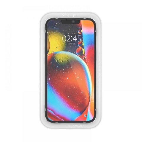 Spigen Alm Glass FC - Szkło hartowane do iPhone 16e / iPhone 14 / iPhone 13 / iPhone 13 Pro (Czarna ramka) Spigen Spigen Alm Glass FC - Szkło hartowane do iPhone 16e / iPhone 14 / iPhone 13 / iPhone 13 Pro (Czarna ramka) Spigen
