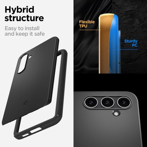 Spigen Thin Fit - Etui do Samsung Galaxy S23 FE (Czarny) Spigen Spigen Thin Fit - Etui do Samsung Galaxy S23 FE (Czarny) Spigen