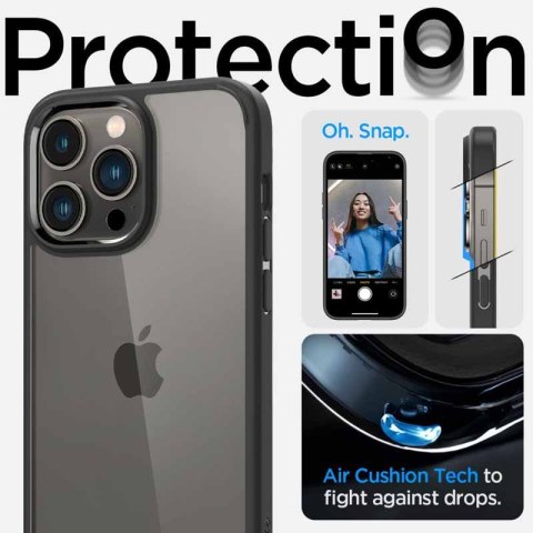 Spigen Ultra Hybrid - Etui do iPhone 14 Pro (Czarny) Spigen Spigen Ultra Hybrid - Etui do iPhone 14 Pro (Czarny) Spigen