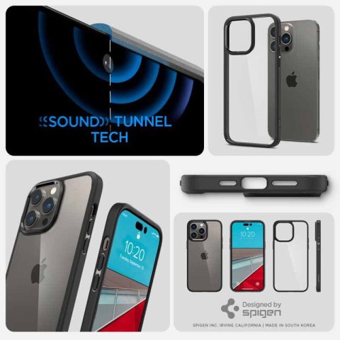 Spigen Ultra Hybrid - Etui do iPhone 14 Pro (Czarny) Spigen Spigen Ultra Hybrid - Etui do iPhone 14 Pro (Czarny) Spigen