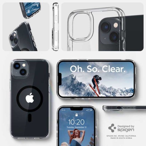 Spigen Ultra Hybrid Mag MagSafe - Etui do iPhone 15 Plus / iPhone 14 Plus (Czarny) Spigen Spigen Ultra Hybrid Mag MagSafe - Etui do iPhone 15 Plus / iPhone 14 Plus (Czarny) Spigen