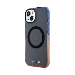 BMW Gradient Bumper MagSafe - Etui iPhone 15 Plus (Szary) BMW