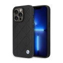 BMW Leather Quilted - Etui iPhone 14 Pro (czarny) BMW