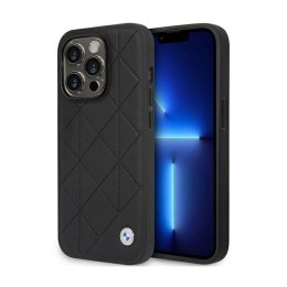 BMW Leather Quilted - Etui iPhone 14 Pro (czarny) BMW