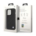 BMW Leather Quilted - Etui iPhone 14 Pro (czarny) BMW