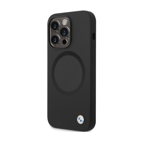 BMW Signature Liquid Silicone MagSafe - Etui iPhone 14 Pro Max (czarny) BMW BMW Signature Liquid Silicone MagSafe - Etui iPhone 14 Pro Max (czarny) BMW