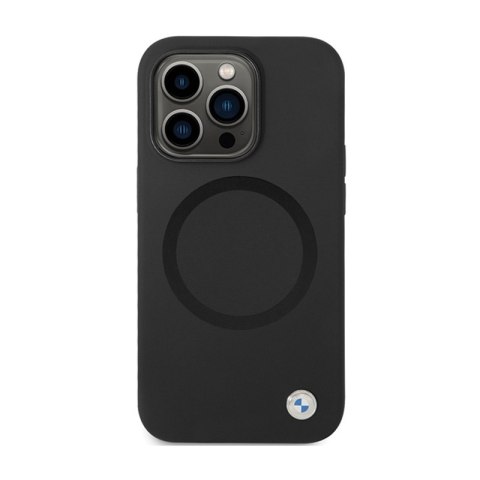 BMW Signature Liquid Silicone MagSafe - Etui iPhone 14 Pro Max (czarny) BMW BMW Signature Liquid Silicone MagSafe - Etui iPhone 14 Pro Max (czarny) BMW