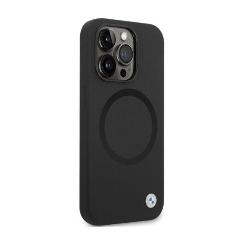 BMW Signature Liquid Silicone MagSafe - Etui iPhone 14 Pro Max (czarny) BMW BMW Signature Liquid Silicone MagSafe - Etui iPhone 14 Pro Max (czarny) BMW
