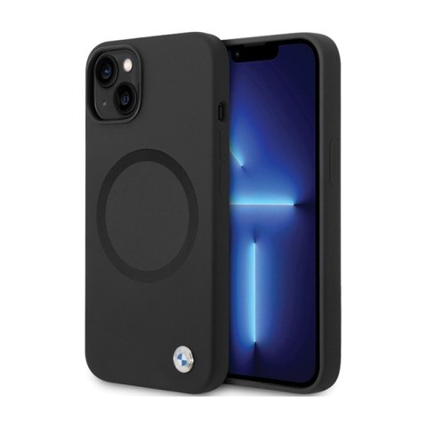 BMW Signature Liquid Silicone MagSafe - Etui iPhone 14 (czarny) BMW BMW Signature Liquid Silicone MagSafe - Etui iPhone 14 (czarny) BMW
