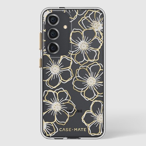 Case-Mate Floral Gems - Etui Samsung Galaxy S24 (Gold) Case-Mate Case-Mate Floral Gems - Etui Samsung Galaxy S24 (Gold) Case-Mate