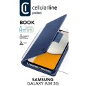 Cellularline Book Case - Etui Samsung Galaxy A34 5G (niebieski) Cellularline