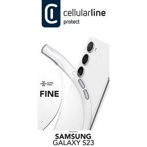 Cellularline Fine - Etui Samsung Galaxy S23 (przezroczysty) Cellularline Cellularline Fine - Etui Samsung Galaxy S23 (przezroczysty) Cellularline