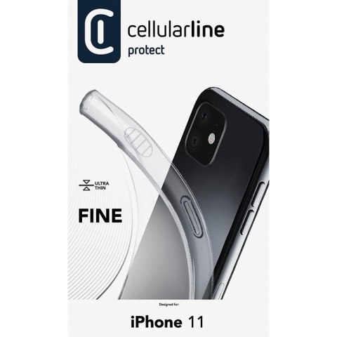 Cellularline Fine - Etui iPhone 11 (przezroczysty) Cellularline Cellularline Fine - Etui iPhone 11 (przezroczysty) Cellularline