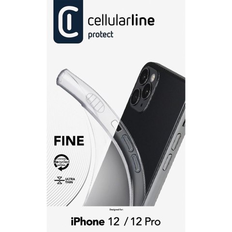 Cellularline Fine - Etui iPhone 12 / iPhone 12 Pro (przezroczysty) Cellularline Cellularline Fine - Etui iPhone 12 / iPhone 12 Pro (przezroczysty) Cellularline