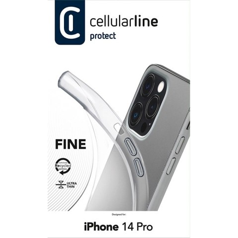Cellularline Fine - Etui iPhone 14 Pro (przezroczysty) Cellularline Cellularline Fine - Etui iPhone 14 Pro (przezroczysty) Cellularline