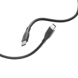 Cellularline Soft Cable - Kabel USB-C do USB-C 1.2 m (czarny) Cellularline