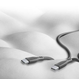 Cellularline Soft Cable - Kabel USB-C do USB-C 1.2 m (czarny) Cellularline