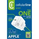 Cellularline The One - Ładowarka sieciowa USB-C Power Delivery 30W (biały) Cellularline