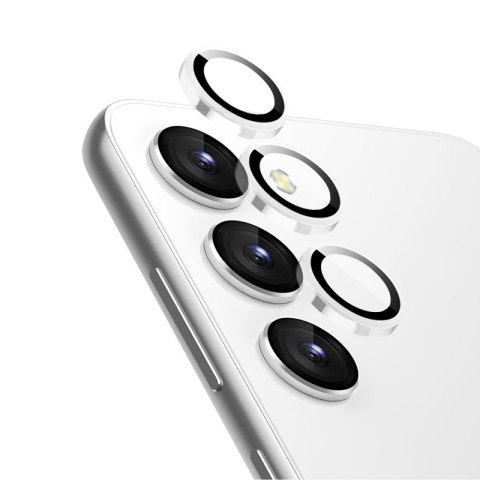 Crong Lens Ring - Szkło hartowane na obiektyw aparatu Samsung Galaxy S24 (przezroczysty) Crong