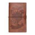 Harry Potter - Skórzany notatnik podróżny 12x19,6 cm (Brązowy) Harry Potter