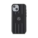 Mercedes Double Layer Crossed Lines MagSafe - Etui iPhone 15 (czarny) Mercedes