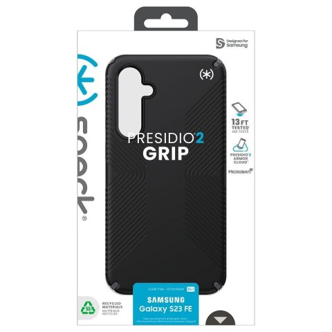 Speck Presidio2 Grip - Etui Samsung Galaxy S23 FE (Black/Black/White) Speck Speck Presidio2 Grip - Etui Samsung Galaxy S23 FE (Black/Black/White) Speck
