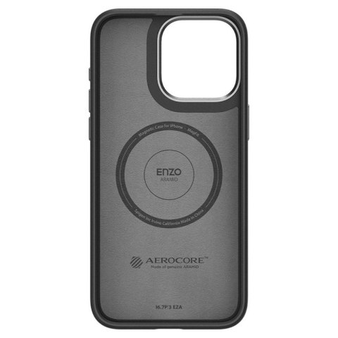 Spigen Enzo Aramid Mag MagSafe - Etui iPhone 15 Pro Max (Czarny) Spigen Spigen Enzo Aramid Mag MagSafe - Etui iPhone 15 Pro Max (Czarny) Spigen
