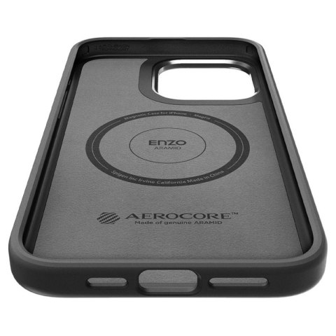 Spigen Enzo Aramid Mag MagSafe - Etui iPhone 15 Pro Max (Czarny) Spigen Spigen Enzo Aramid Mag MagSafe - Etui iPhone 15 Pro Max (Czarny) Spigen