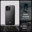 Spigen Enzo Aramid Mag MagSafe - Etui iPhone 15 Pro Max (Czarny) Spigen