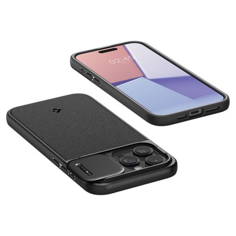 Spigen Optik Armor Mag MagSafe - Etui do iPhone 15 Pro (Czarny) Spigen Spigen Optik Armor Mag MagSafe - Etui do iPhone 15 Pro (Czarny) Spigen