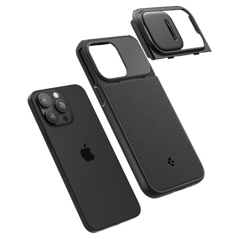 Spigen Optik Armor Mag MagSafe - Etui do iPhone 15 Pro (Czarny) Spigen Spigen Optik Armor Mag MagSafe - Etui do iPhone 15 Pro (Czarny) Spigen
