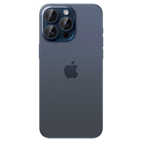 Spigen Optik Pro GLAS.TR EZ Fit Camera Protector 2-Pack - Szkło ochronne na obiektyw do iPhone 15 Pro / 15 Pro Max / iPhone 14 P Spigen Spigen Optik Pro GLAS.TR EZ Fit Camera Protector 2-Pack - Szkło ochronne na obiektyw do iPhone 15 Pro / 15 Pro Max / iPhone 14 P Spigen