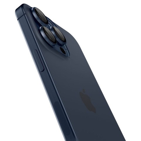 Spigen Optik Pro GLAS.TR EZ Fit Camera Protector 2-Pack - Szkło ochronne na obiektyw do iPhone 15 Pro / 15 Pro Max / iPhone 14 P Spigen Spigen Optik Pro GLAS.TR EZ Fit Camera Protector 2-Pack - Szkło ochronne na obiektyw do iPhone 15 Pro / 15 Pro Max / iPhone 14 P Spigen