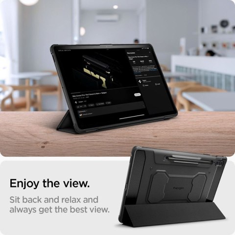 Spigen Rugged Armor Pro - Etui do Samsung Galaxy Tab S9 FE+ 12.4" (Czarny) Spigen Spigen Rugged Armor Pro - Etui do Samsung Galaxy Tab S9 FE+ 12.4" (Czarny) Spigen