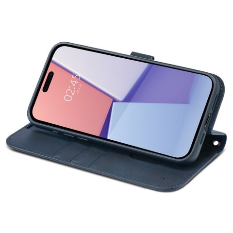 Spigen Wallet S Pro - Etui do iPhone 15 Pro (Navy) Spigen Spigen Wallet S Pro - Etui do iPhone 15 Pro (Navy) Spigen