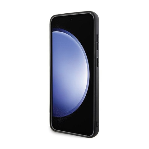 BMW Signature Leather Crossing Lines Pattern - Etui Samsung Galaxy S24+ (czarny) BMW BMW Signature Leather Crossing Lines Pattern - Etui Samsung Galaxy S24+ (czarny) BMW