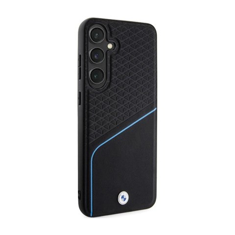 BMW Signature Leather Textured & Line MagSafe - Etui Samsung Galaxy S24+ (czarny) BMW BMW Signature Leather Textured & Line MagSafe - Etui Samsung Galaxy S24+ (czarny) BMW