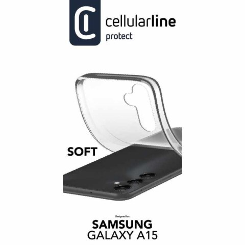 Cellularline Soft - Etui Samsung Galaxy A15 4G / 5G (przezroczysty) Cellularline Cellularline Soft - Etui Samsung Galaxy A15 4G / 5G (przezroczysty) Cellularline