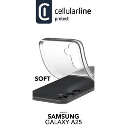 Cellularline Soft - Etui Samsung Galaxy A25 5G (przezroczysty) Cellularline